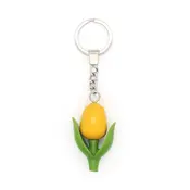 Typisch Hollands Mini tulip keyring. with double leaf