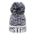 Robin Ruth Fashion Amsterdam Hat with Ball - Gray - White