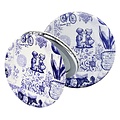 Typisch Hollands Mirror box - Round - Delft blue