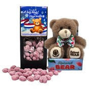 Typisch Hollands With love from Holland - Plush bear with candy hearts (text English)