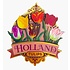 Typisch Hollands Magnet Holland - Tulpen - Rosa (hübsche Tulpen)