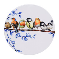 Heinen Delftware Pannenonderzetter Bosvogels