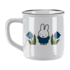Nijntje (c) Tasse Miffy - Retro - Blau - Miffy (Tulpen) blau