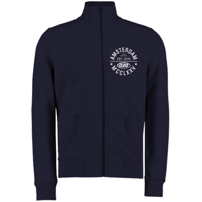 Fox Originals Sweater met Rits - Amsterdam - Donkerblauw - 2 zijden