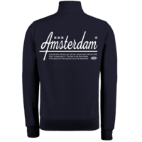 Fox Originals Sweater met Rits - Amsterdam - Donkerblauw - 2 zijden
