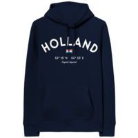 Holland fashion Kapuzenpullover – Holland – Blau mit Holland-Stickerei