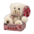 Matix Plush Holland bear - White - Tulips