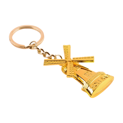 Typisch Hollands Keyring - Mill - Gold Colored - Holland