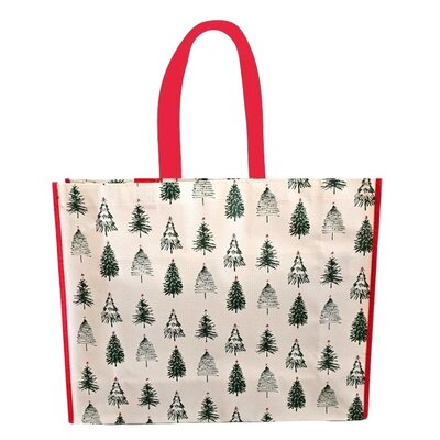 Typisch Hollands Luxury Shopper Christmas - Natural Christmas Tree Motif
