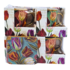 Typisch Hollands Geschenkset 4 Grote mokken - Pretty tulips met Gratis onderzetters