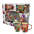 Matix Geschenkset 4 Kleine mokken - Pretty tulips met Gratis onderzetters
