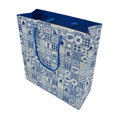 Typisch Hollands Gift bag Dutch decoration - Delft blue
