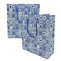 Typisch Hollands Gift bag Dutch decoration - Delft blue