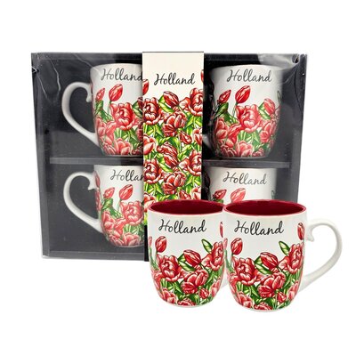 Typisch Hollands Senseo mugs set of 4 in gift packaging