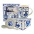 TTD Gifts Becher mit Löffel und Untertasse Holland Delfter Blau