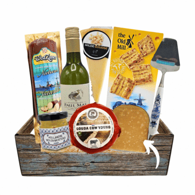 Typisch Hollands Cheese - delicatessen package - 4 types of cheese (Free cheese board)