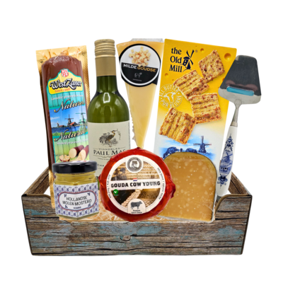 Typisch Hollands Kaas - delicatessenpakket pakket - 4 soorten kaas (Gratis kaasplank)