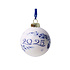 Heinen Delfts blauw Delft blue decorated Christmas ball 2025