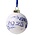 Heinen Delfts blauw Delft blue decorated Christmas ball 2025