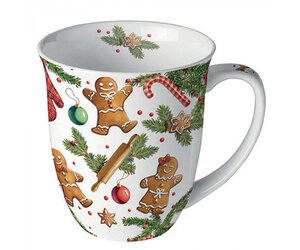 2 STKS Kerst Koffiemok, 450ml/15oz Keramische Kerstman Mokken met Deksel en Lepel voor Koffie, Thee, Melk, Warme Chocolade, Vrouwen Gift, C