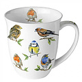 Typisch Hollands Mug - Porcelain - Dutch birds (tits and sparrows)