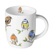 Typisch Hollands Mug small - Porcelain - Dutch birds (tits and finches)
