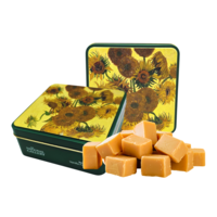 Typisch Hollands Vincent van Gogh Sonnenblumen-Dose – Vanille-Fudge, 120 Gramm