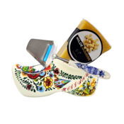 Typisch Hollands Cheese gift - Clog - cheese and cheese slicer.