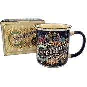 Typisch Hollands Kleine Amsterdam Vintage Tasse in Geschenkbox