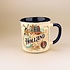 Matix Mug Vintage City Ornaments small Holland - White