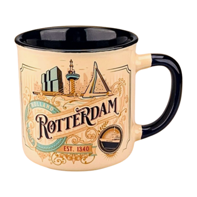 Typisch Hollands Mok klein - Rotterdam Vintage - Ornaments in geschenkdoos