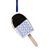 Heinen Delfts blauw Kerstornament - Delfts blauw - IJsje Goud - waterijsje  op stokje