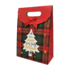 Typisch Hollands Cardboard gift bag - Christmas - Red with Christmas tree