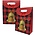 Typisch Hollands Cardboard gift bag - Christmas - Red with gold Christmas bell