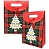 Typisch Hollands Cardboard gift bag - Christmas - Red with Christmas tree