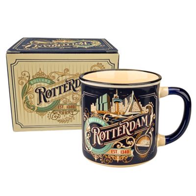 Matix Mug small - Rotterdam Vintage - Ornaments in gift box