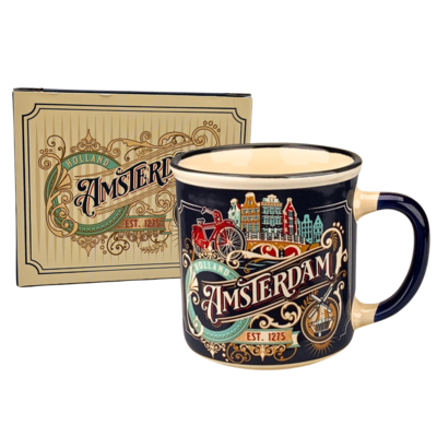 Matix Kleine Amsterdam Vintage Tasse in Geschenkbox