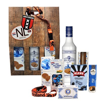 Typisch Hollands Holland suitcase - carrying case - Dutch treats with keycord