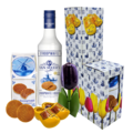 typisch-hollands-geschenkpakket Gift box 2 tiers - Sweet Dutch treats - Clogs and Tulip