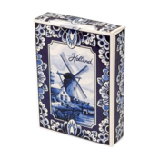 Typisch Hollands Delft Blue Holland Windmill Playing Cards