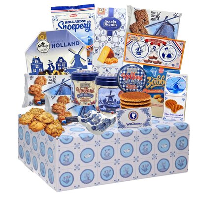 Typisch Hollands Delfter Blau-Delikatessenpaket – typisch niederländisch