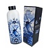 Typisch Hollands Wasserflasche (Isolierflasche) Delfter Blau - Mühle - Holland