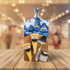 Ter Steege souvenirs Kaasgeschenk - Houten kaasplank - Delfts blauw - Groot