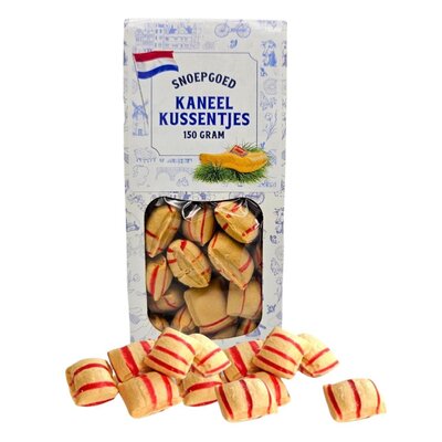 Typisch Hollands Old Dutch Candy – Zimtkissen – Delfter blaue Box