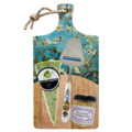 Typisch Hollands Kaasgeschenk - Houten kaasplank - Amandelbloesem - Vincent van Gogh