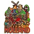 Typisch Hollands XL magnet - Holland - City vibes - Red bike