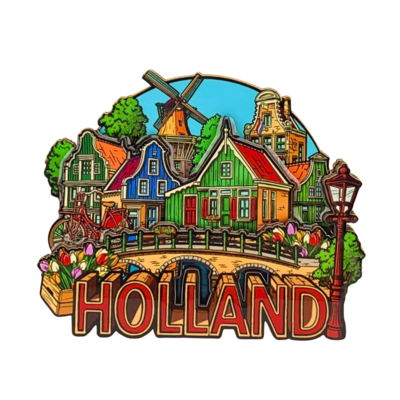 Typisch Hollands XL-Magnet Holland – Stadtstimmung