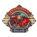 Typisch Hollands XL Magnet Bicycle - Amsterdam - Victorian decoration