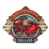 Matix XL Magneet Fiets - Amsterdam - Victoriaanse decoratie
