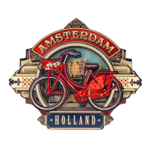 Matix XL Magnet Fahrrad - Amsterdam - Viktorianische Dekoration